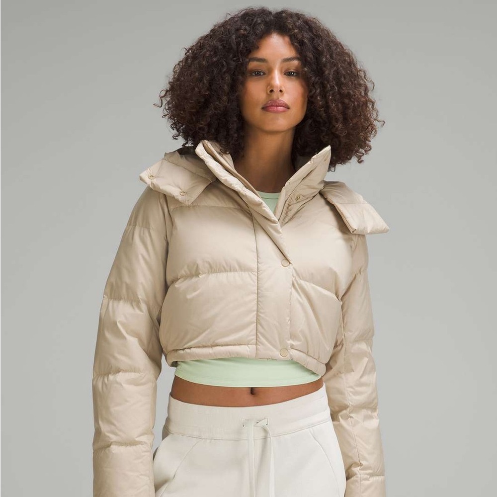 NWT Beautiful Lululemon Wunder Puff Cropped Jacket.. XS. 0